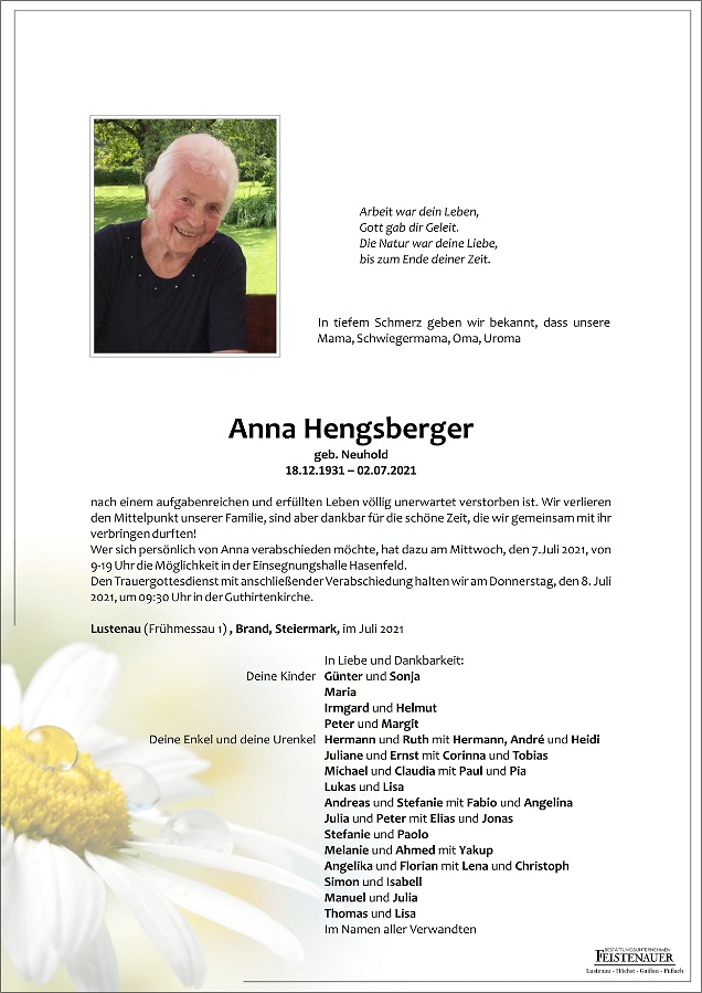 Anna Hengsberger